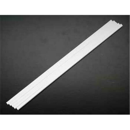 PLASTRUCT 187 x 10 in. Square - MS-190 Rod Styrene, 5PK PLS90800